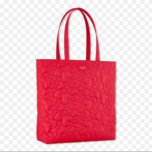 Kate Spade Quilted Heart Red Tote Bag